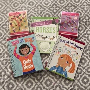 3 AGD book set and 2 craft sets